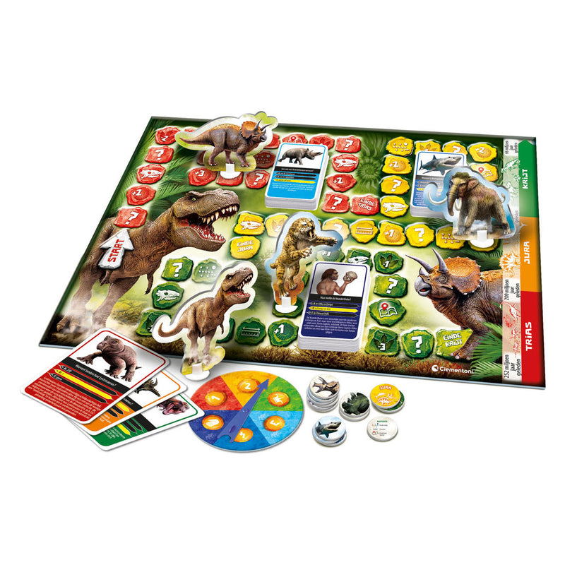 Afbeelding laden in galerijviewer, Clementoni dinosauriers en de prehistorie bordspel (nl)
