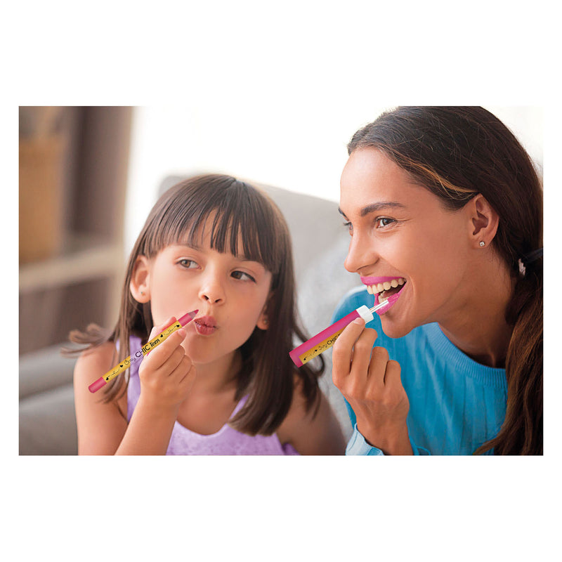 Afbeelding laden in galerijviewer, Clementoni crazy chic teen lipgloss en potlood - pink
