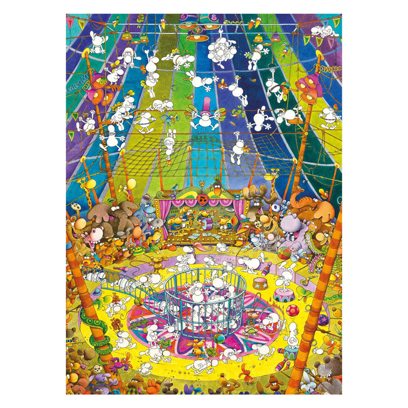 Afbeelding laden in galerijviewer, Clementoni legpuzzel mordillo the show, 1000st.
