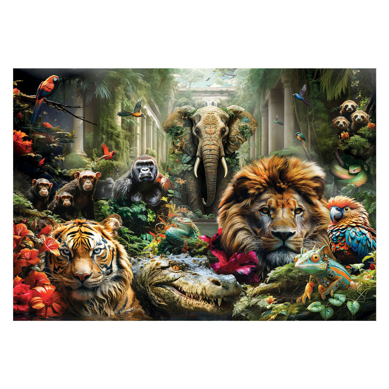 Afbeelding laden in galerijviewer, Clementoni legpuzzel mystic jungle, 1000st.
