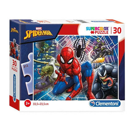 Afbeelding laden in galerijviewer, Clementoni legpuzzel super color spiderman, 30st.
