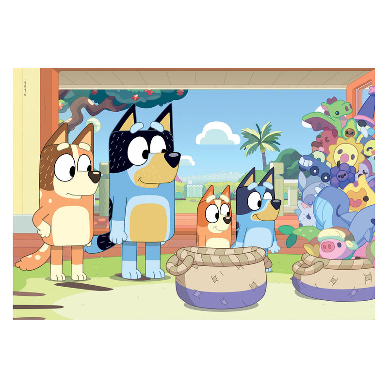 Afbeelding laden in galerijviewer, Clementoni legpuzzel super color bluey, 2x20st.
