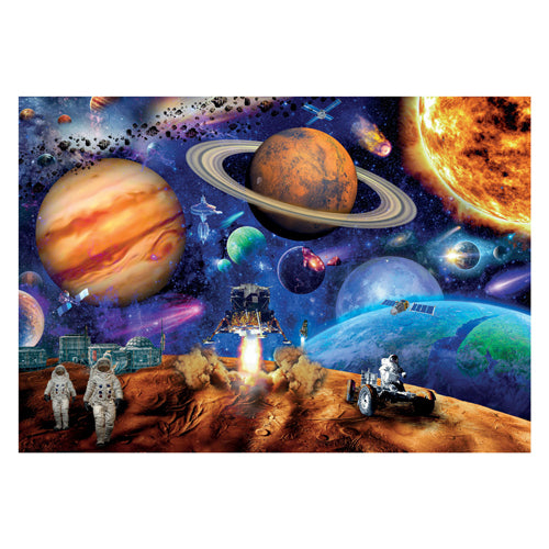 Afbeelding laden in galerijviewer, Clementoni legpuzzel super color space mission, 300st.
