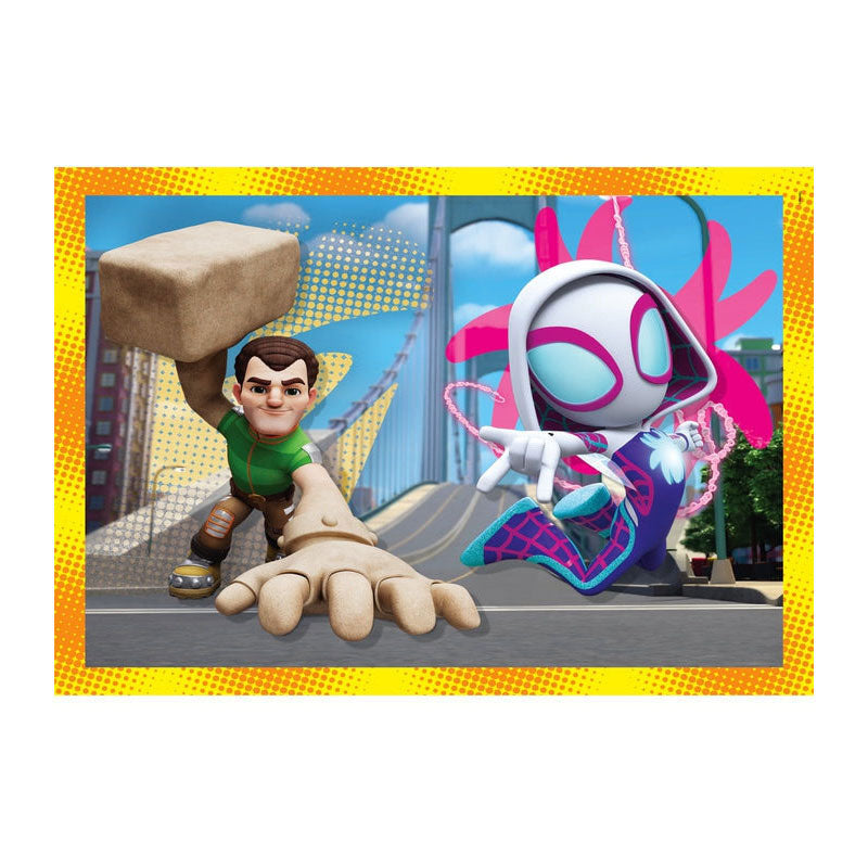 Afbeelding laden in galerijviewer, Clementoni legpuzzel 4in1 spidey and his amazing friends
