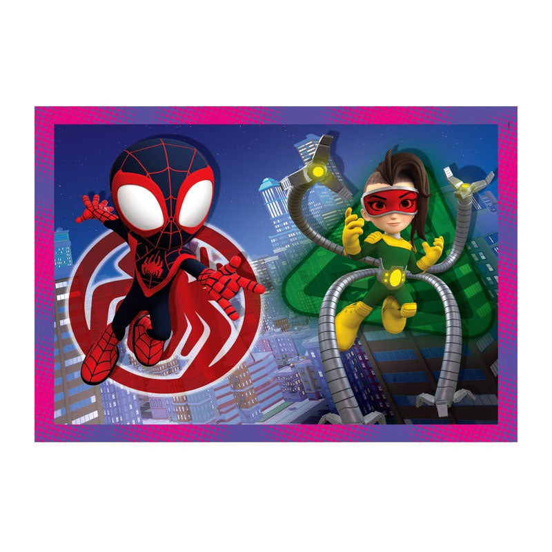 Afbeelding laden in galerijviewer, Clementoni legpuzzel 4in1 spidey and his amazing friends
