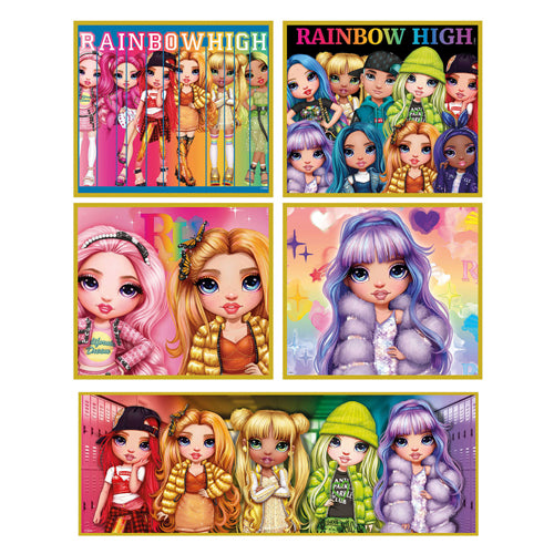 Afbeelding laden in galerijviewer, Clementoni legpuzzel super color 10in1 rainbow high
