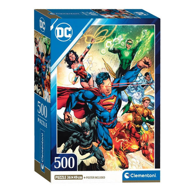 Afbeelding laden in galerijviewer, Clementoni legpuzzel dc comics justice league, 500st.
