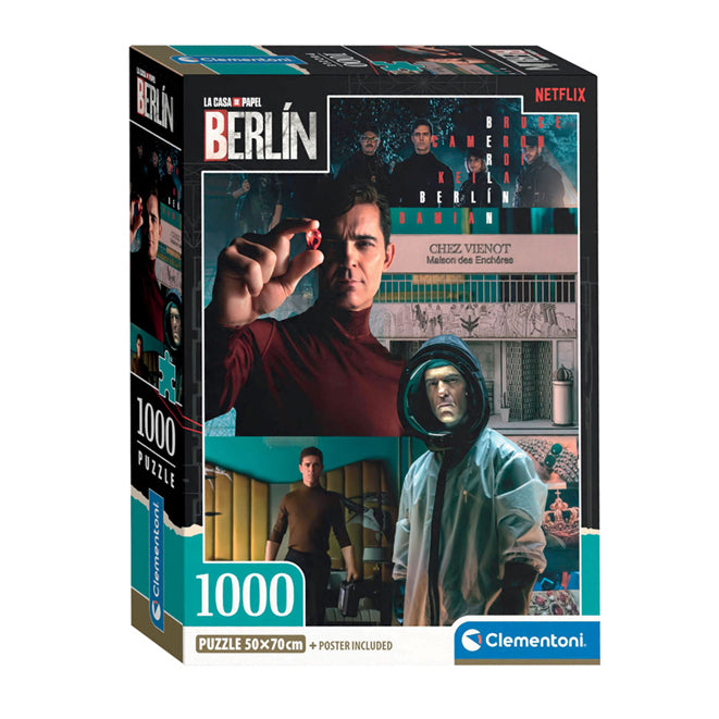 Afbeelding laden in galerijviewer, Clementoni legpuzzel la casa de papel iii, 1000st.

