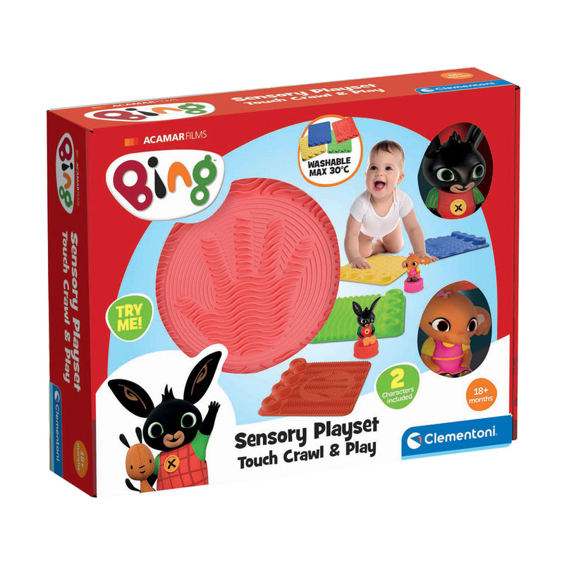 Afbeelding laden in galerijviewer, Clementoni baby - sensorische speelmat bing met speelfiguren, 6dlg.
