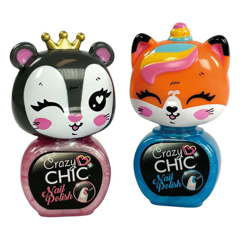 Afbeelding laden in galerijviewer, Clementoni crazy chic - nagellak dieren, 2st.
