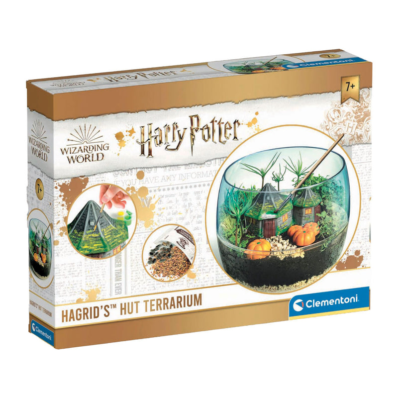 Afbeelding laden in galerijviewer, Clementoni harry potter hagrid's hut terrarium miniatuur maken knutselset
