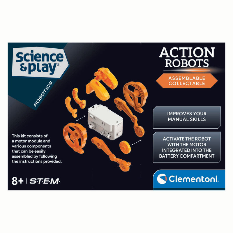 Afbeelding laden in galerijviewer, Clementoni wetenschap en spel action robots - runner
