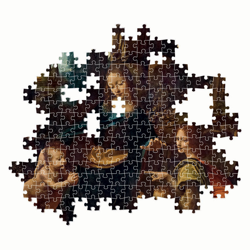 Afbeelding laden in galerijviewer, Clementoni legpuzzel kunstwerken madonna in de grot, 1000st.
