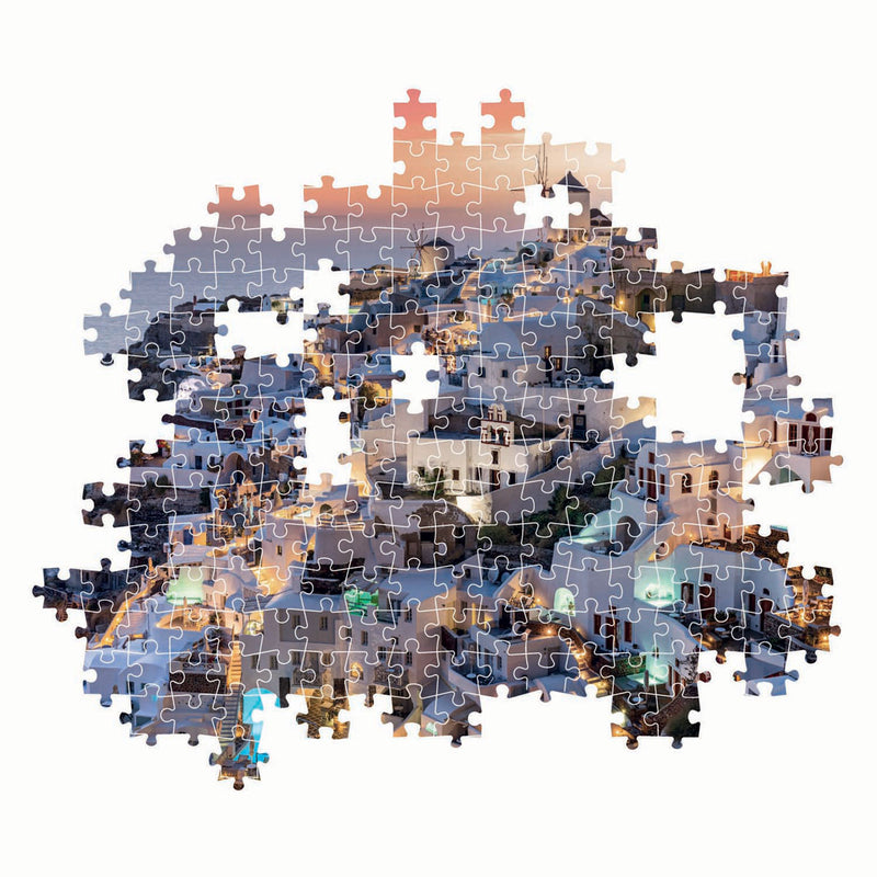 Afbeelding laden in galerijviewer, Clementoni legpuzzel tinten van santorini, 1000st.
