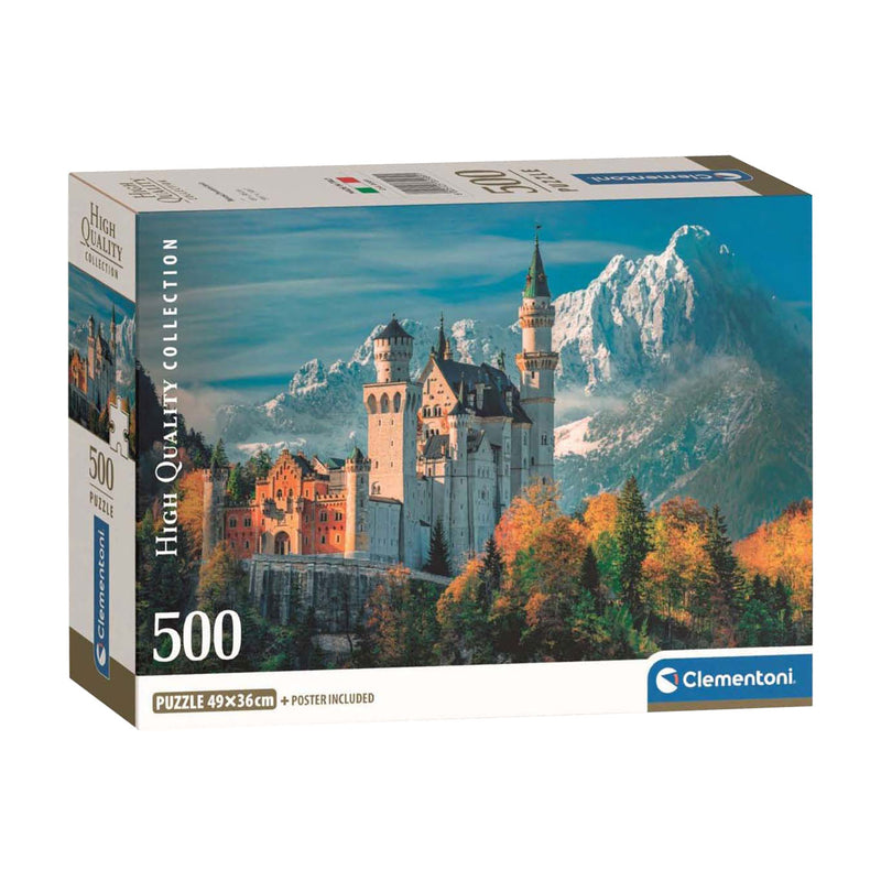 Afbeelding laden in galerijviewer, Clementoni legpuzzel kasteel neuschwanstein, 500st.
