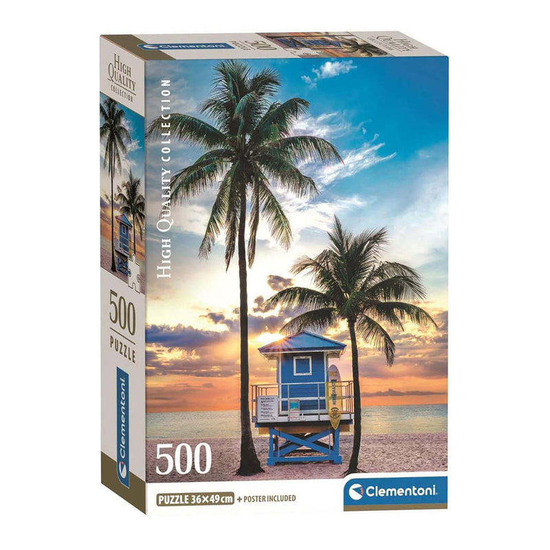 Afbeelding laden in galerijviewer, Clementoni legpuzzel miami beach florida, 500st.
