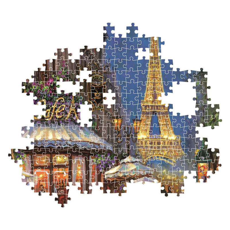 Afbeelding laden in galerijviewer, Clementoni legpuzzel night at the eiffel café, 500st.
