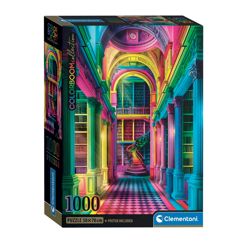 Afbeelding laden in galerijviewer, Clementoni legpuzzel colorboom athenaeum, 1000st.
