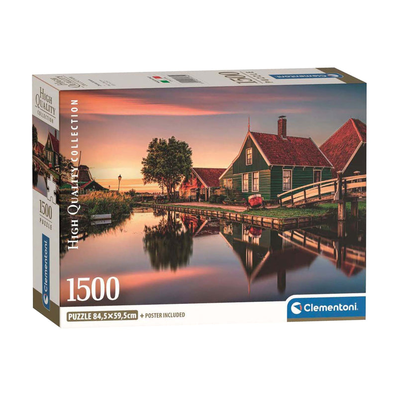 Afbeelding laden in galerijviewer, Clementoni legpuzzel zaanse schans, 1500st.
