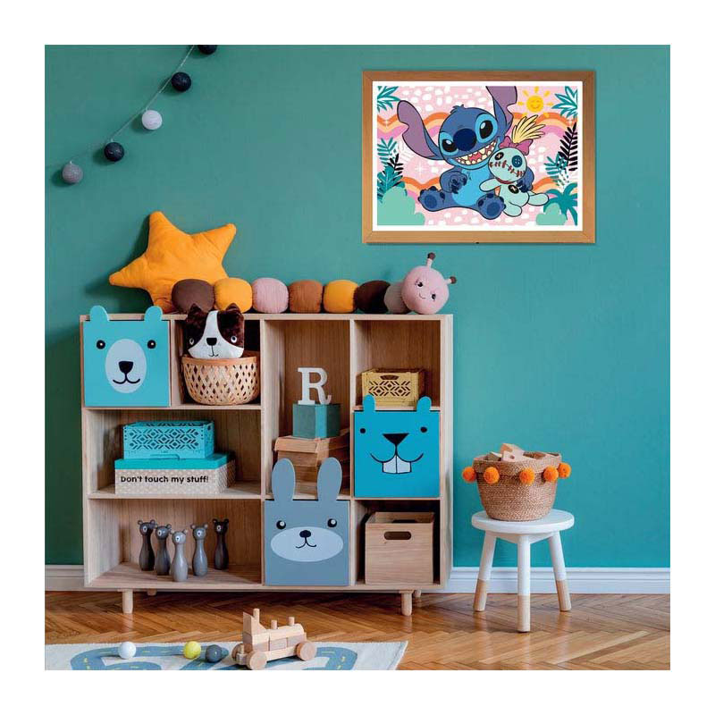 Afbeelding laden in galerijviewer, Clementoni legpuzzel stitch, 60st.
