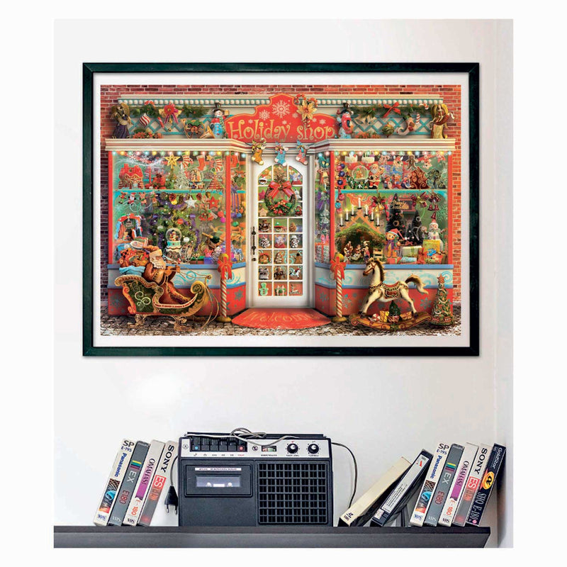 Afbeelding laden in galerijviewer, Clementoni legpuzzel kerstwinkel - 1000st.
