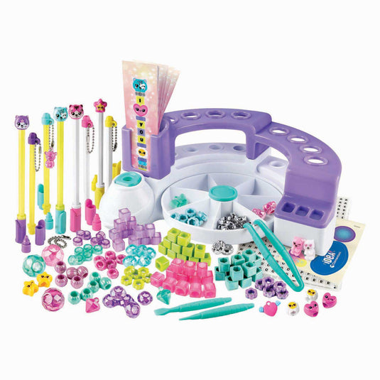 Clementoni idea - pennen creatiestudio - knutselpakket vol accessoires - message glitterpennen - het creatieve cadeautje - vanaf 6 jaar
