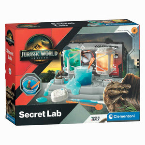 Clementoni - jurassic world - secret lab - experimenteerset - vanaf 8 jaar