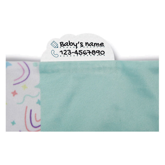 Clementoni knuffeldoekje muis soft cuddles - knuffeldoek met strikjes - wasbaar kraamcadeau jongen of meisje - baby comforter vanaf 0 maanden