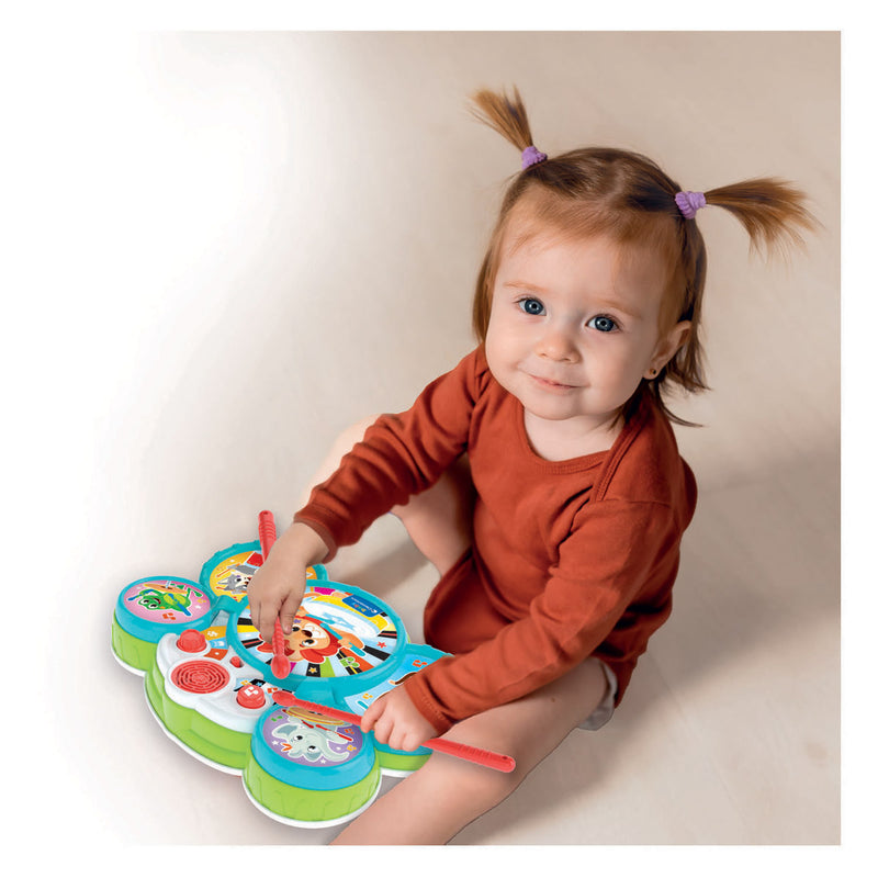 Afbeelding laden in galerijviewer, Clementoni baby drumset dieren
