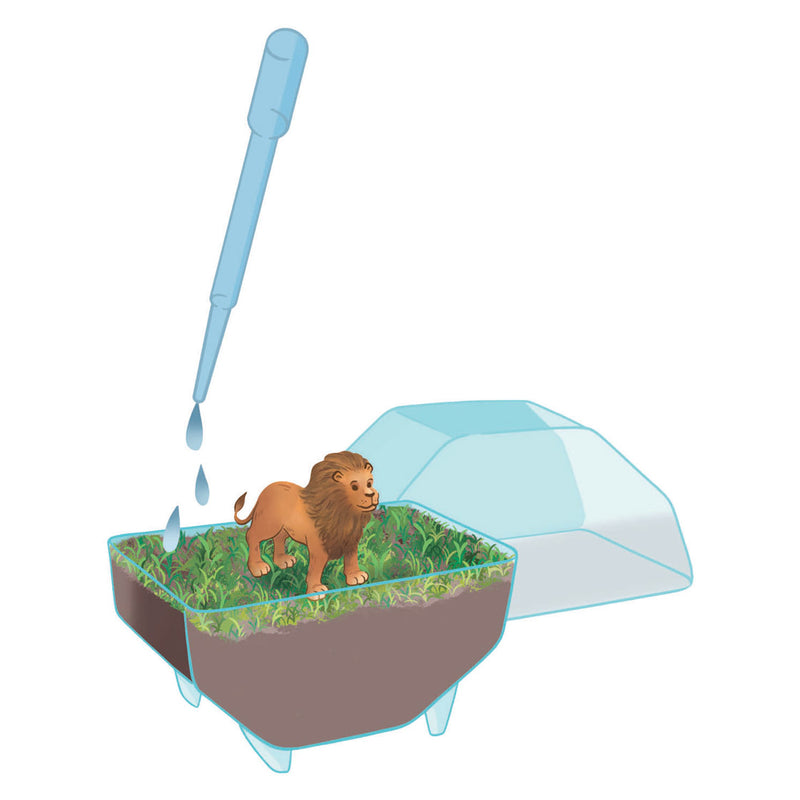 Afbeelding laden in galerijviewer, Clementoni wild terrarium leeuw | 2 stuks

