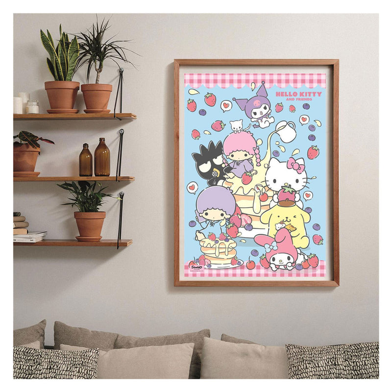 Afbeelding laden in galerijviewer, Clementoni legpuzzel hello kitty - puzzel 1000 stukjes - compact box puzzle - puzzels en legpuzzels voor volwassenen
