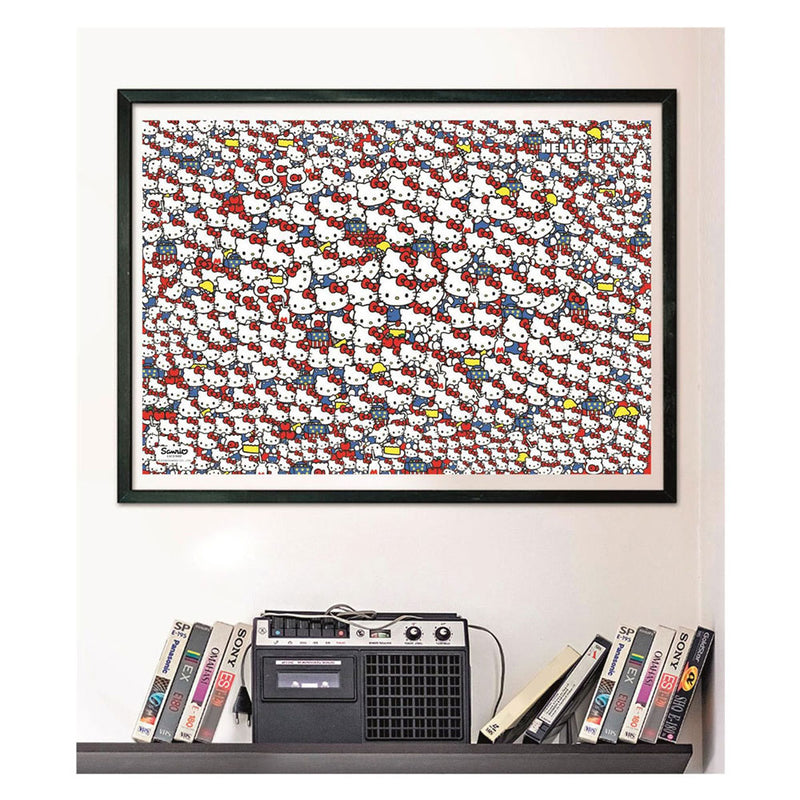 Afbeelding laden in galerijviewer, Clementoni onmogelijke legpuzzel hello kitty - 1000st.
