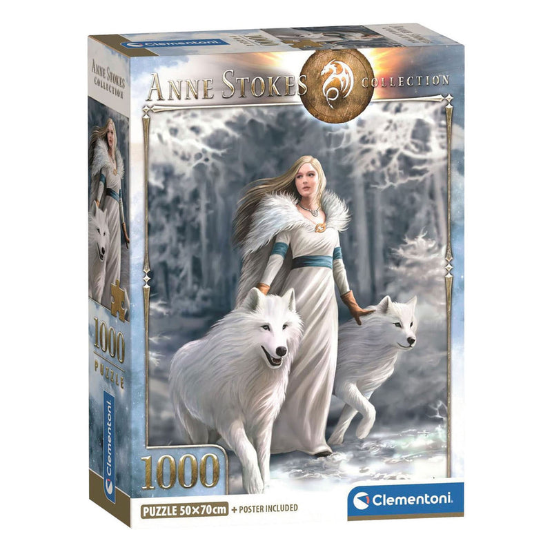 Afbeelding laden in galerijviewer, Clementoni legpuzzel anne stokes winter guardians - 1000st.
