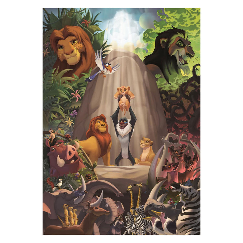 Afbeelding laden in galerijviewer, Clementoni puzzel - the lion king - 1000 stukjes - inclusief poster
