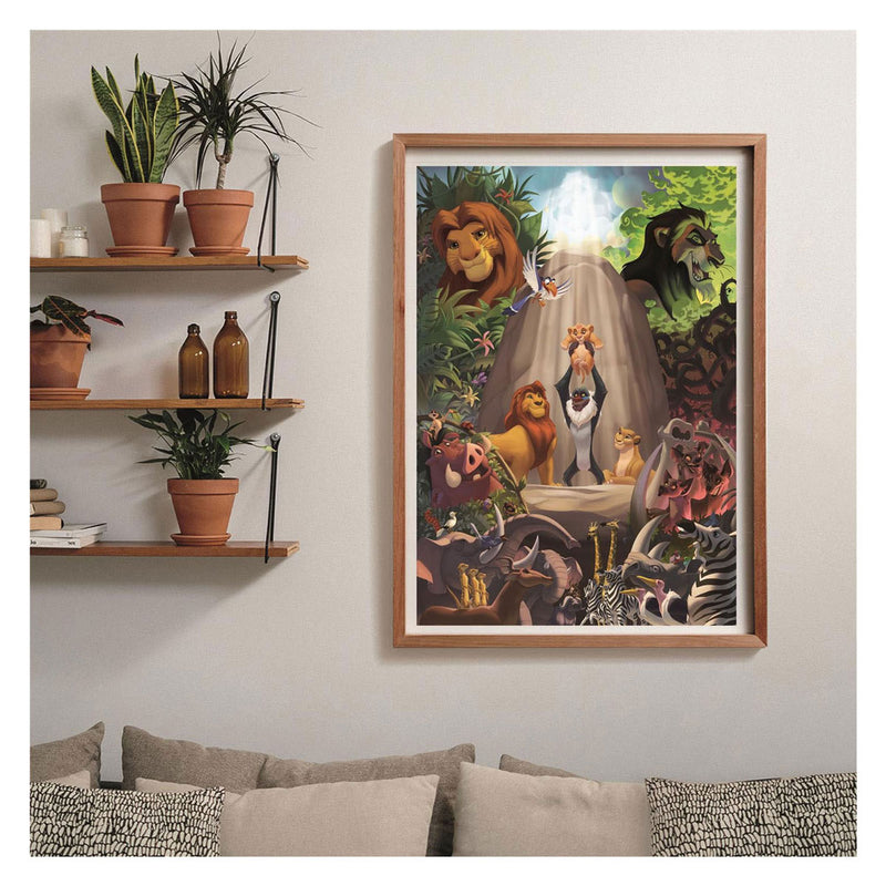 Afbeelding laden in galerijviewer, Clementoni puzzel - the lion king - 1000 stukjes - inclusief poster
