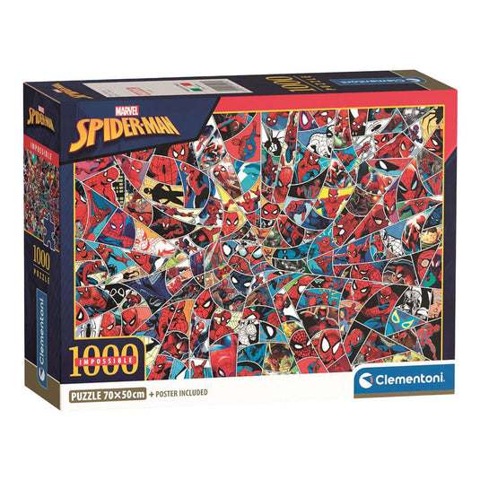 Clementoni legpuzzel onmogelijke marvel spiderman - 1000st.