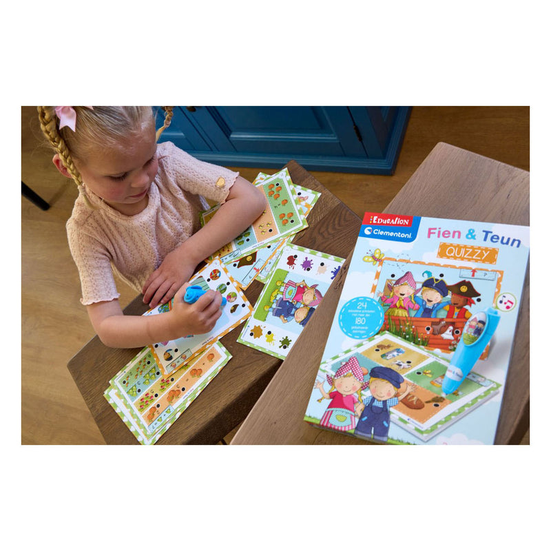 Afbeelding laden in galerijviewer, Clementoni education - leerspel fien en teun quizzy
