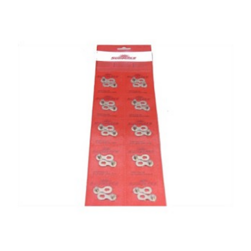 Afbeelding laden in galerijviewer, Sunrace kettingschakel 7-8 speed 10 stuks - zilver
