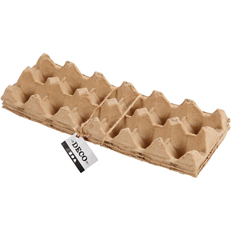 Afbeelding laden in galerijviewer, Creativ company cc kartonnen eierdozen 30,5x11x5 cm 3 stuks.
