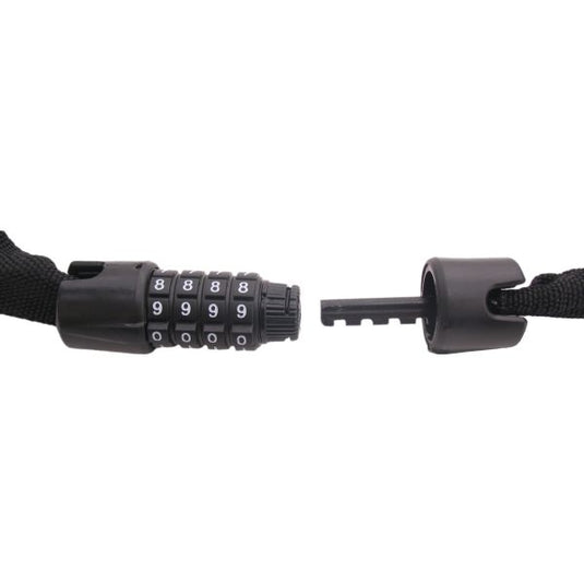 Kettingslot met code Edge Web Racer 90cm - zwart
