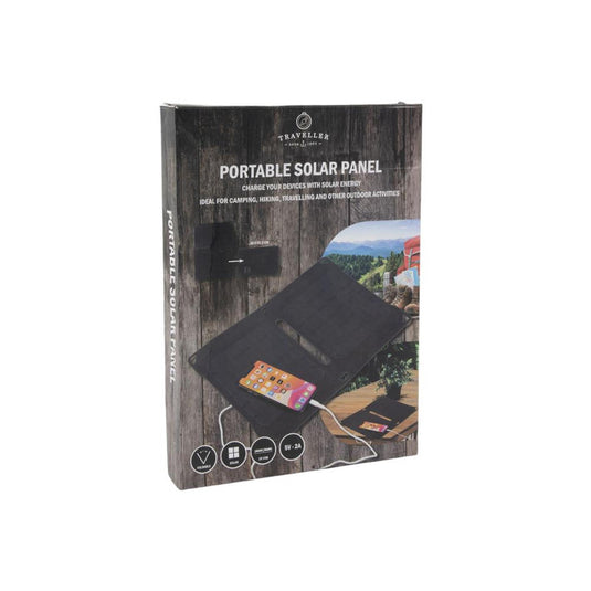 Svenska living draagbaar zonnepaneel met 2 usb aansluitingen 38x27,5cm