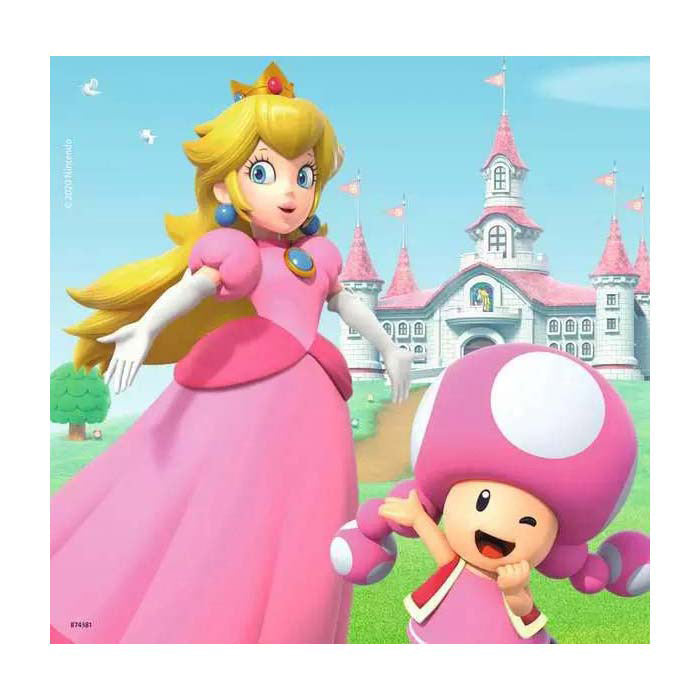 Afbeelding laden in galerijviewer, Ravensburger puzzel super mario - 3x49 stukjes - kinderpuzzel
