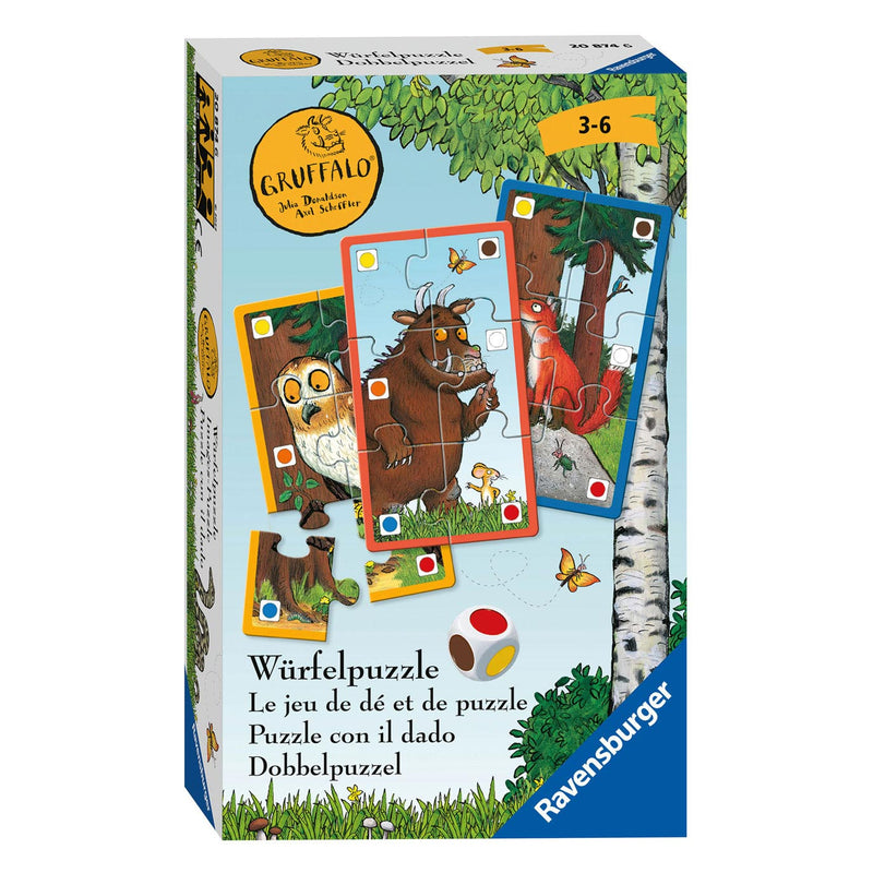 Afbeelding laden in galerijviewer, Ravensburger Gruffalo Dobbelpuzzel
