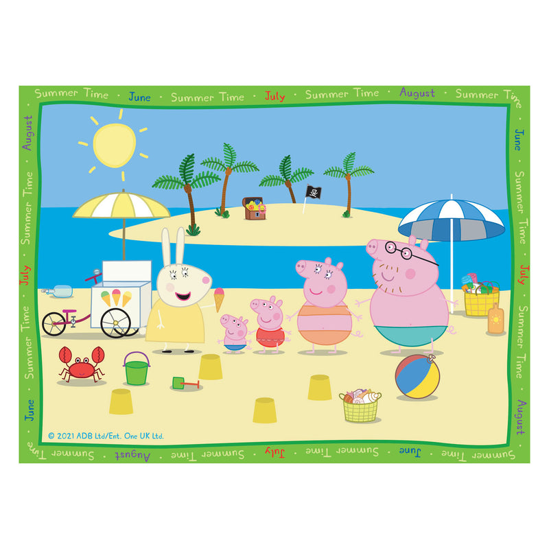 Afbeelding laden in galerijviewer, Ravensburger puzzel peppa pig: 4 seizoenen - 12+16+20+24 stukjes
