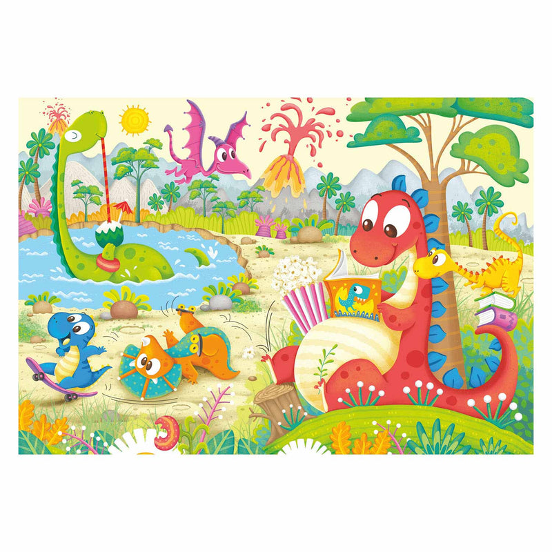 Afbeelding laden in galerijviewer, Ravensburger puzzel lievelingsdino's - twee puzzels - 12 stukjes - kinderpuzzel
