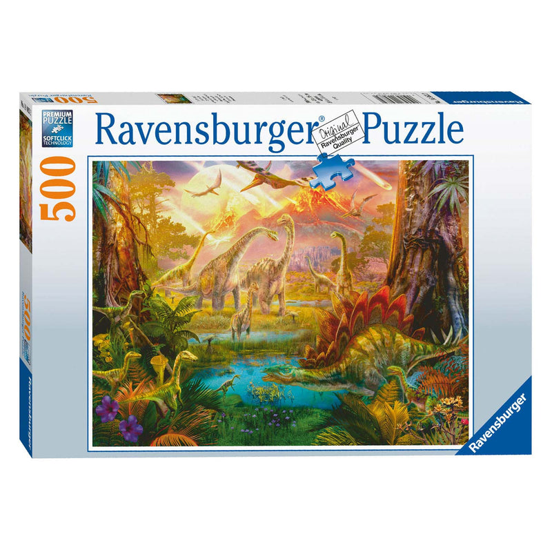 Afbeelding laden in galerijviewer, Ravensburger Land van de Dinosauriers Legpuzzel, 500st.
