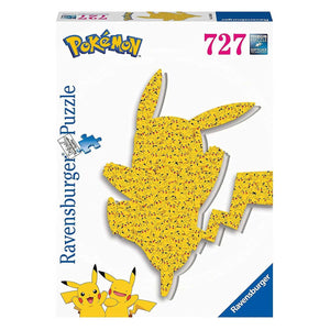 Ravensburger shaped puzzel pikachu, 727st.