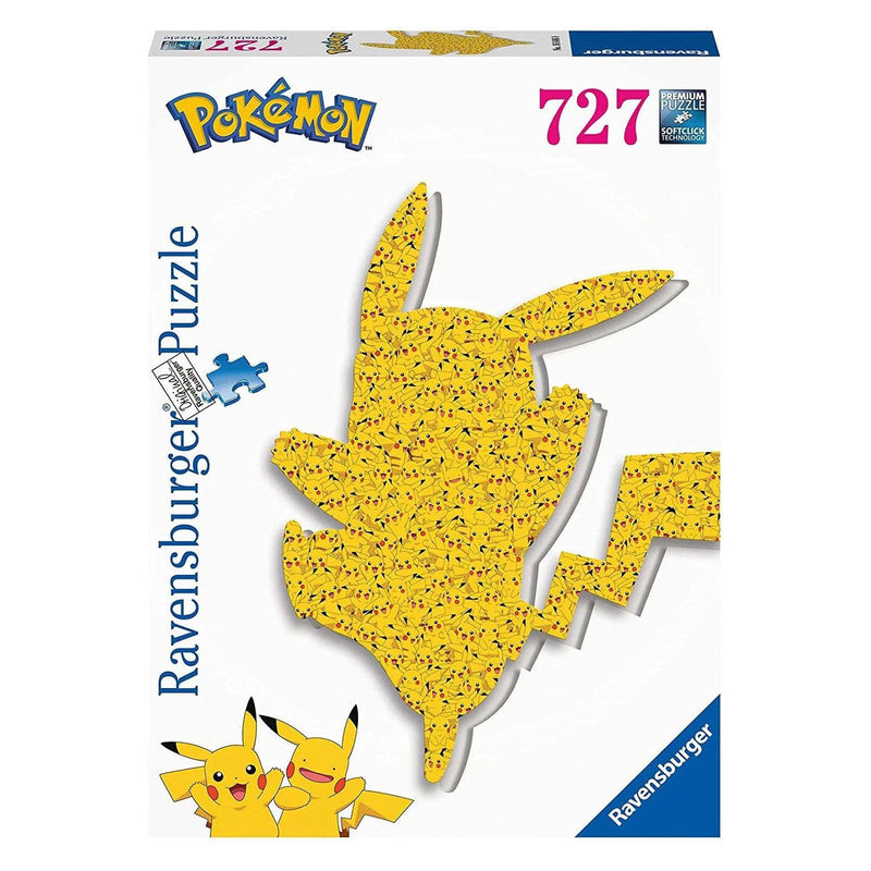 Afbeelding laden in galerijviewer, Ravensburger shaped puzzel pikachu, 727st.
