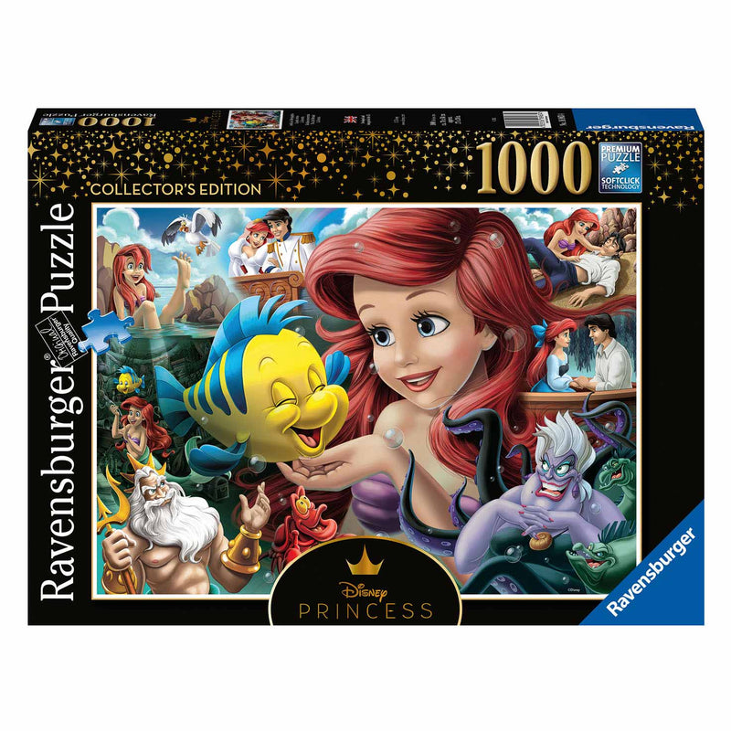 Afbeelding laden in galerijviewer, Ravensburger De kleine Zeemeermin Legpuzzel, 1000st.
