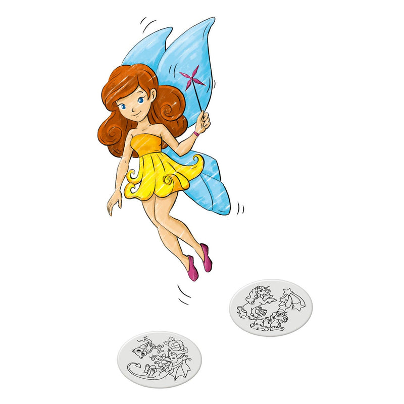 Afbeelding laden in galerijviewer, Xoomy fairies and unicorns tekenmachine - hobbypakket

